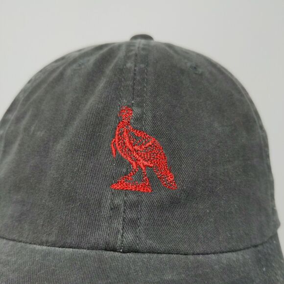 Port Authority Men's Pheasant Slideback Hat Gray Embroidered Logo - Picture 4 of 11